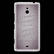 Coque Nokia Lumia 1320 Emotion égarée Violet Citation Oscar Wilde