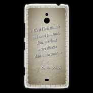 Coque Nokia Lumia 1320 Incertitude amour Sepia Citation Oscar Wilde