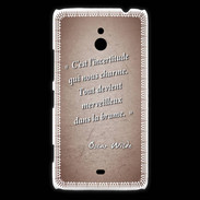 Coque Nokia Lumia 1320 Incertitude amour Rouge Citation Oscar Wilde