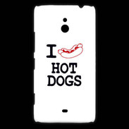 Coque Nokia Lumia 1320 I love Hot Dogs