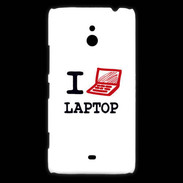 Coque Nokia Lumia 1320 I love Laptop