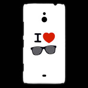 Coque Nokia Lumia 1320 I love Lunette Fun
