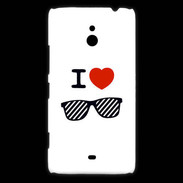 Coque Nokia Lumia 1320 I love Lunette Fun 3