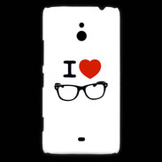 Coque Nokia Lumia 1320 I love Lunette 