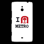 Coque Nokia Lumia 1320 I love Metro