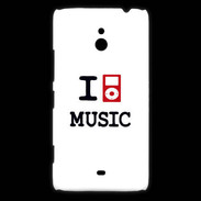 Coque Nokia Lumia 1320 I love Music