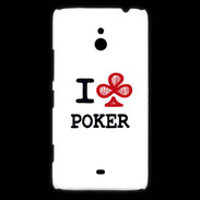 Coque Nokia Lumia 1320 I love Poker Club