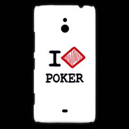 Coque Nokia Lumia 1320 I love Poker Diamond