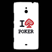 Coque Nokia Lumia 1320 I love Poker Spade