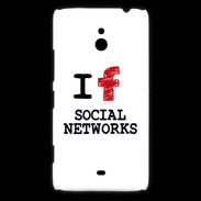 Coque Nokia Lumia 1320 I love Social Net