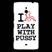 Coque Nokia Lumia 1320 I love Play Pussy