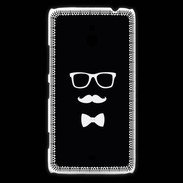 Coque Nokia Lumia 1320 moustache & noeud 1