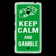 Coque Nokia Lumia 1320 Keep Calm Gamble Vert