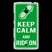 Coque Nokia Lumia 1320 Keep Calm Ride on Vert