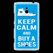 Coque Nokia Lumia 1320 Keep Calm Buy Shoes Cyan 