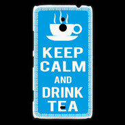 Coque Nokia Lumia 1320 Keep Calm Drink Tea Cyan