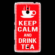 Coque Nokia Lumia 1320 Keep Calm Drink Tea Rouge