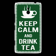 Coque Nokia Lumia 1320 Keep Calm Drink Tea Vert