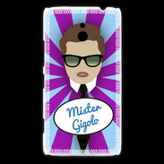 Coque Nokia Lumia 1320 Mister Gigolo Chatain