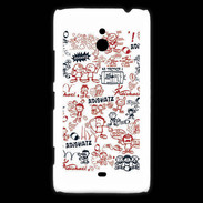 Coque Nokia Lumia 1320 Adishatz All Over Rugby