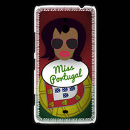 Coque Nokia Lumia 1320 Miss Portugal Black