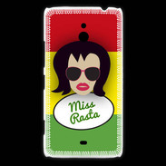 Coque Nokia Lumia 1320 Miss Rasta Brune