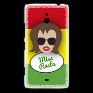 Coque Nokia Lumia 1320 Miss Rasta Chatain