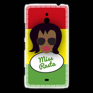 Coque Nokia Lumia 1320 Miss Rasta Black