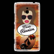 Coque Nokia Lumia 1320 Miss Réunion Chatain