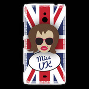 Coque Nokia Lumia 1320 Miss UK Chatain