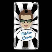 Coque Nokia Lumia 1320 Mister Corse Chatain