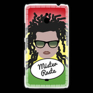 Coque Nokia Lumia 1320 Mister Rasta Blanc