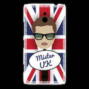 Coque Nokia Lumia 1320 Mister UK Chatain