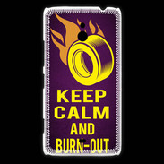 Coque Nokia Lumia 1320 Keep Calm and Burn Out violet