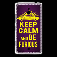 Coque Nokia Lumia 1320 Keep Calm and Be Furious Violet