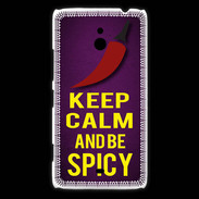 Coque Nokia Lumia 1320 Keep Calm and Be Spicy Violet