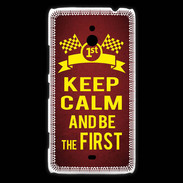 Coque Nokia Lumia 1320 Keep Calm and Be the First Rouge