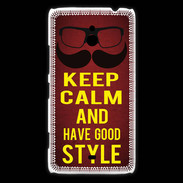 Coque Nokia Lumia 1320 Keep Calm and Have a good Style Rouge