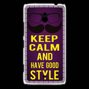 Coque Nokia Lumia 1320 Keep Calm and Have a good Style Violet