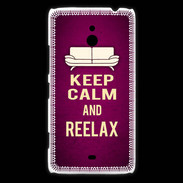 Coque Nokia Lumia 1320 Keep Calm and Reelax Rose