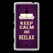 Coque Nokia Lumia 1320 Keep Calm and Reelax Violet