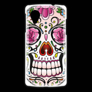 Coque LG Nexus 5 Tête de mort design et coloré