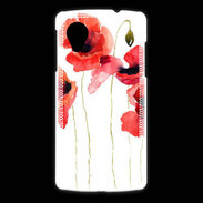 Coque LG Nexus 5 Dessin de coquelicot