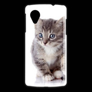 Coque LG Nexus 5 chaton gris 4