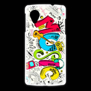 Coque LG Nexus 5 Graffiti Musique