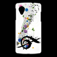Coque LG Nexus 5 Farandole de notes de musique 1