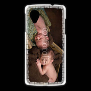 Coque LG Nexus 5 Jumeaux dormant dans des caisses