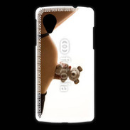 Coque LG Nexus 5 Femme enceinte avec peluche