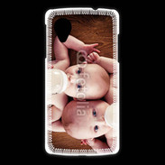 Coque LG Nexus 5 Bébés avec biberons