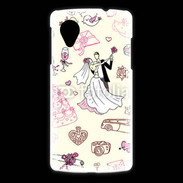 Coque LG Nexus 5 Thème mariage 1